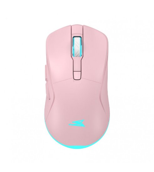Miš BARACUDA BGM-124 Turtle, RGB, optički, 3200dpi, rozi