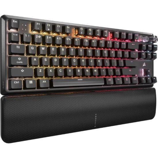 Tipkovnica CORSAIR K70 Pro TKL RGB, mehanička, US Layout, USB, crna