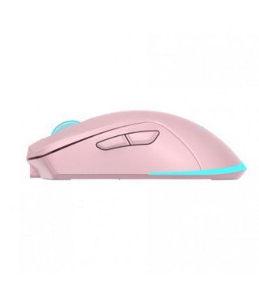 Miš BARACUDA BGM-124 Turtle, RGB, optički, 3200dpi, rozi