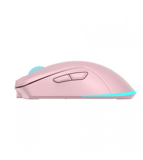 Miš BARACUDA BGM-124 Turtle, RGB, optički, 3200dpi, rozi