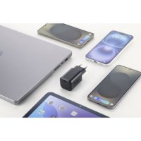 Kućni punjač CELLULARLINE, GAN+, 100W, crni