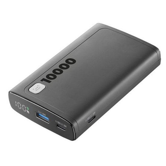 Mobilni USB punjač CELLULARLINE, Elite, 10000mAh, crni