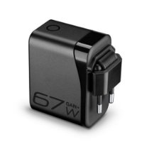 Kućni punjač CELLULARLINE, GAN+, 67W, Powerview IQ, 2x UCB-C, USB-A, crni + USB-C kabel