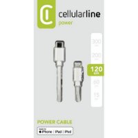 Kabel CELLULARLINE, USB-C (M) na Lightning (M), MFI, 1.2m, bijeli