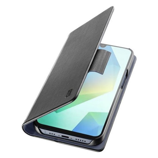 Futrola CELLULARLINE, Book Essential, za Samsung Galaxy A17, Preklopna, crna