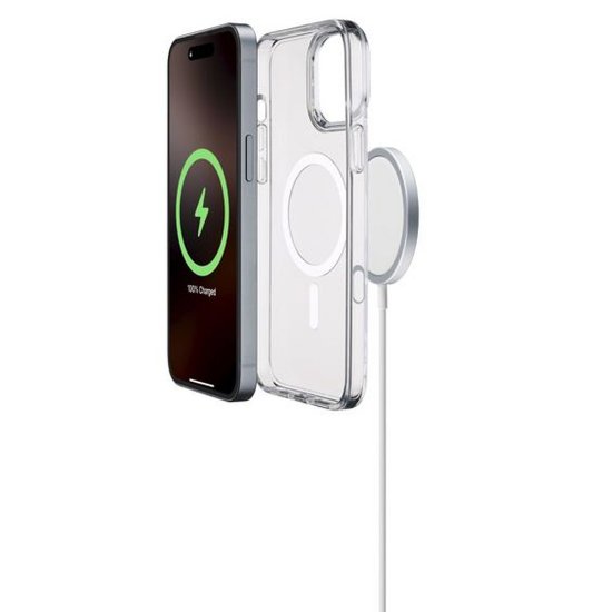 Futrola CELLULARLINE, Gloss Mag, za iPhone 16 Pro, prozirna
