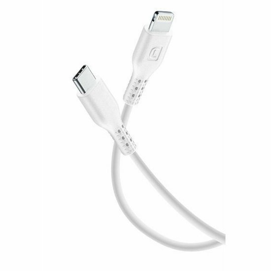 Kabel CELLULARLINE, USB-C (M) na Lightning (M), MFI, 0.6m, bijeli