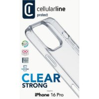 Futrola CELLULARLINE, Clear Strong, za iPhone 16 Pro, prozirna