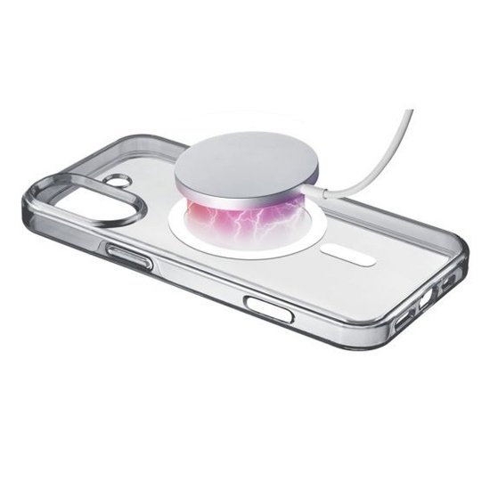 Futrola CELLULARLINE, Gloss Mag, za iPhone 16, prozirna