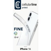 Futrola CELLULARLINE, Fine, za iPhone 16, prozirna