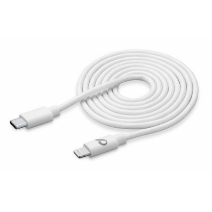 Kabel CELLULARLINE, USB-C (M) na Lightning (M), MFI, 1.2m, bijeli