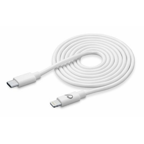 Kabel CELLULARLINE, USB-C (M) na Lightning (M), MFI, 1.2m, bijeli