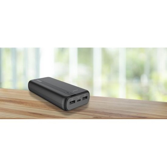 Mobilni USB punjač CELLULARLINE, Entry,20000 mAh, crni