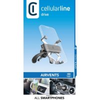 Držač za smartphone CELLULARLINE, Slide Fit, za ventilaciju, crni