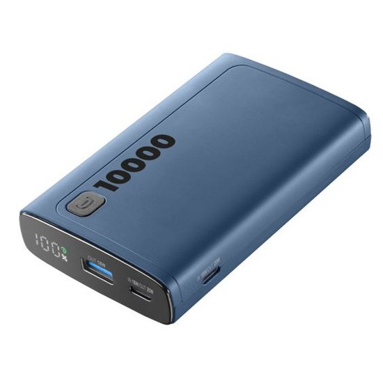 Mobilni USB punjač CELLULARLINE, Elite, 10000mAh, plavi