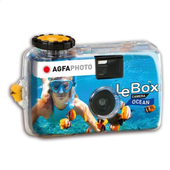 Jednokratni fotoaparat AGFAPHOTO LeBox Ocean, 27 snimaka, vodootporni