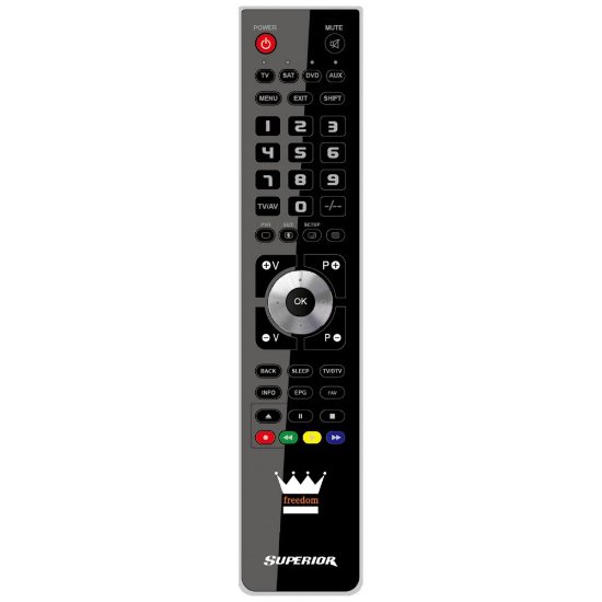 Univerzalni daljinski upravljač SUPERIOR FREEDOM USB 4U1 crni
