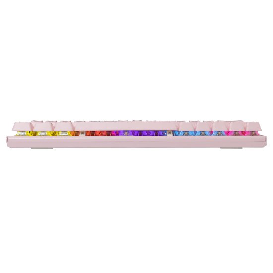 Tipkovnica WHITE SHARK GK-002222V2 Wakizashi-2, RGB, plavi switch, HR, roza