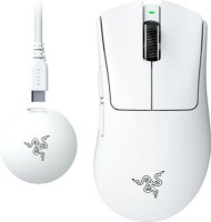 Miš RAZER DeathAdder V4 Pro, optički, 45000dpi, bežični, USB, bijeli