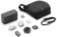 Mikrofon DJI Mic Mini 2, 1 odašiljač, 1 mobilni prijemnik, kutija za punjenje, crni