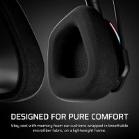 Slušalice CORSAIR Void v2 Max, bežične, mikrofon, crne