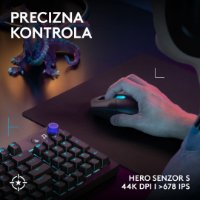 Miš LOGITECH G305 X SUPERLIGHT, Gaming, optički, 44000dpi, USB, crni