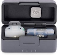 Mikrofon DJI Mic Mini 2, 1 odašiljač, 1 mobilni prijemnik, kutija za punjenje, crni