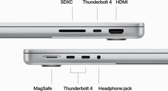 Laptop APPLE Macbook Pro 14” MW2X3LL/A / 10-core M4, 16GB, 1 TB SSD, 10-core GPU, 14.2" Liquid Retina XDR, MacOS, srebrni
