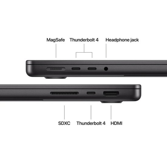 Laptop APPLE MacBook Pro 14" MDE04CR/A / 10-Core M5, 16GB, 512GB SSD, Apple 10-Core GPU, 14" 3024 x 1964, macOS, crni