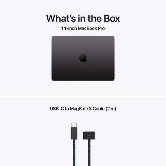 Laptop APPLE MacBook Pro 14" MDE04CR/A / 10-Core M5, 16GB, 512GB SSD, Apple 10-Core GPU, 14" 3024 x 1964, macOS, crni