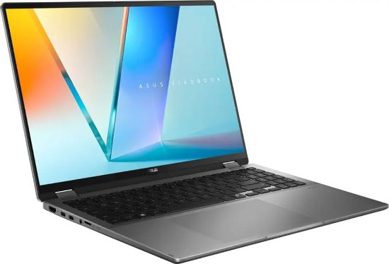 Laptop ASUS Vivobook 16 Flip TP3607SA-RJ003X / Core Ultra 5 226V, 16GB, 512GB SSD, Intel HD Graphics, 16" 2,8K 120Hz OLED, Windows 11 Pro, sivi