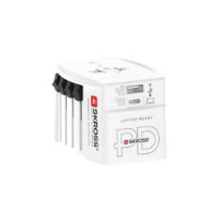 Putni adapter SKROSS, Muv USB, Euro, Aus/Kina, UK, SAD/Japan, USB-A/USB-C, 1.302974, bijeli