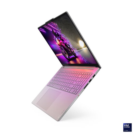 Laptop LENOVO Yoga Pro 9 83L0001HSC / Core Ultra 9 285H, 64GB, 2TB SSD, nVidia GeForce RTX 5070, 16" 3,2K 120Hz OLED Touch, Windows 11 Pro, sivi
