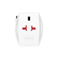 Putni adapter SKROSS, Muv USB, Euro, Aus/Kina, UK, SAD/Japan, USB-A/USB-C, 1.302974, bijeli