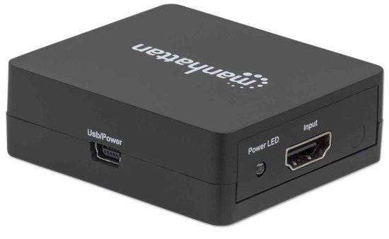 Razdjelnik MANHATTAN, 2x HDMI, napajanje putem USB