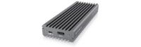 Eksterno kućište ICY BOX IB-1817M-C31, M.2 NVMe SSD, USB-C 3.1, Aluminijsko kućište, sivo