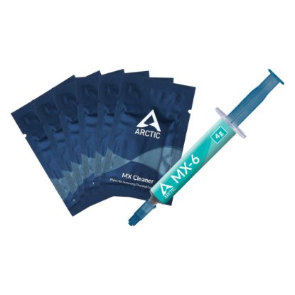 Termalna pasta ARCTIC MX-6, 4g, 6x MX Cleaner maramica