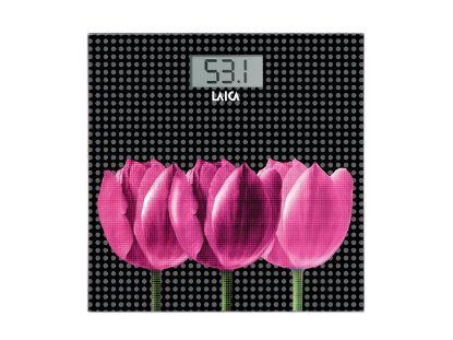 Osobna vaga LAICA PS1075 L, digitalna, 180 kg, staklo, crna