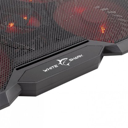 Hlađenje za laptop WHITE SHARK Ice Wizard, do 17.3", crno