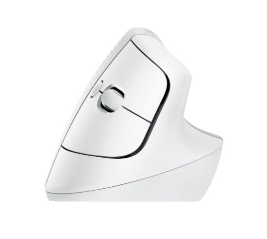 Miš LOGITECH Lift za Mac, ergonomski, bežični, bijeli