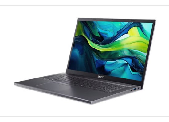 Laptop ACER Aspire 17 NX.KZZEX.002 / Core 5 120U, 16GB, 512GB SSD, Intel HD Graphics, 17.3" FHD IPS, Windows 11, sivi