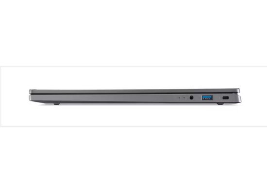 Laptop ACER Aspire 17 NX.KZZEX.002 / Core 5 120U, 16GB, 512GB SSD, Intel HD Graphics, 17.3" FHD IPS, Windows 11, sivi