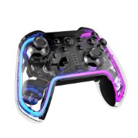 Gamepad WHITE SHARK Praetorian GPW-8040, bežični, PC/PS4, prozirni