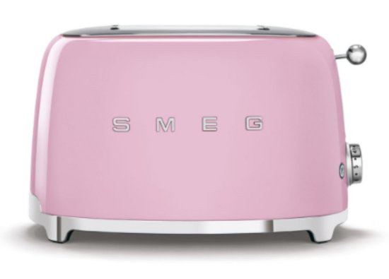 Toster SMEG TSF01PKEU, 1500 W, 2 utora, roza