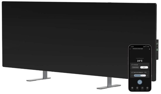 Grijalica AENO AGH0004S, infracrvena, konvektorska, 700 W, do 30 m2, WiFi kontrola, crna