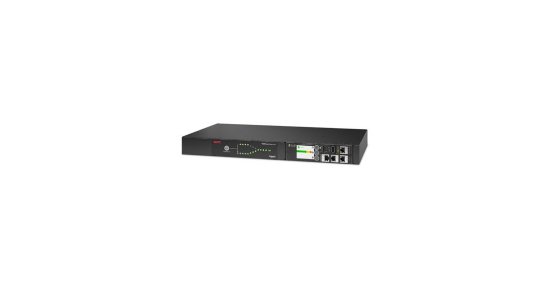 Raspodjelnik napajanja APC AP4423A, 1U rack-montažni, 16A, 230V AC, 3700VA, ulaz C20, izlazi 8x C13+1x C19, crni