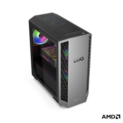 Računalo LENOVO LOQ Tower 91DF007HSC / Ryzen 7 8745HX, 16GB, 512GB SSD, nVidia GeForce RTX 5050, WiFi, bez OS, sivo