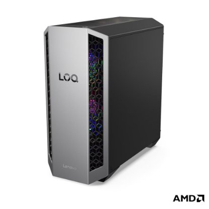 Računalo LENOVO LOQ Tower 91DF007HSC / Ryzen 7 8745HX, 16GB, 512GB SSD, nVidia GeForce RTX 5050, WiFi, bez OS, sivo