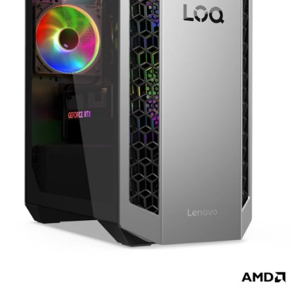 Računalo LENOVO LOQ Tower 91DF007HSC / Ryzen 7 8745HX, 16GB, 512GB SSD, nVidia GeForce RTX 5050, WiFi, bez OS, sivo