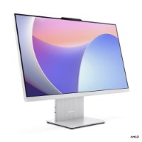Računalo Lenovo All-in-One IC 27ARR9, AMD Ryzen 3 7335U, 16GB, 512GB, Integrirana AMD Radeon Grafika, tipkovnica, miš, FreeDOS, siva